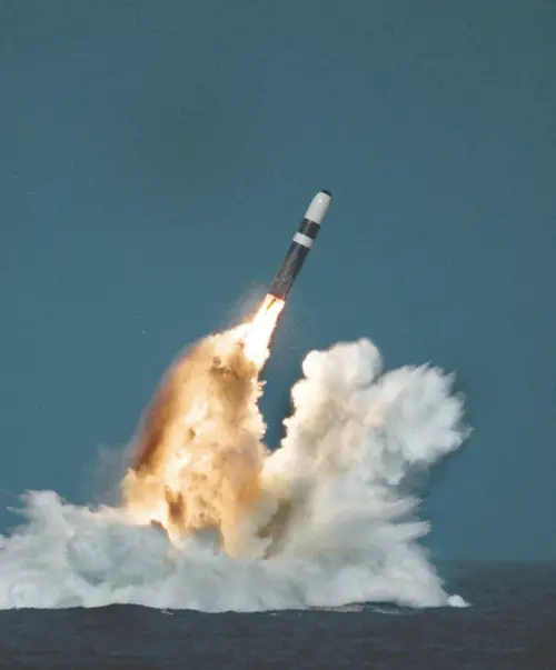 Trident nuclear missile. Public domain, via Wikipedia.